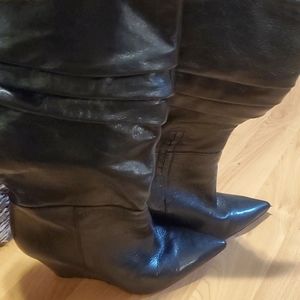 Nine West scrunchy boots